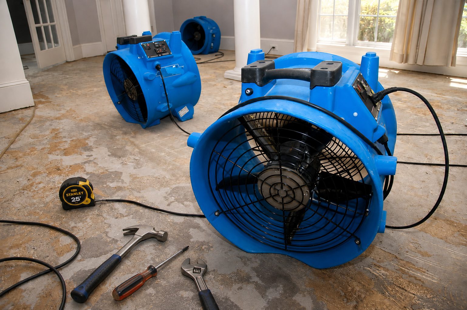 Flood water restoration project 1