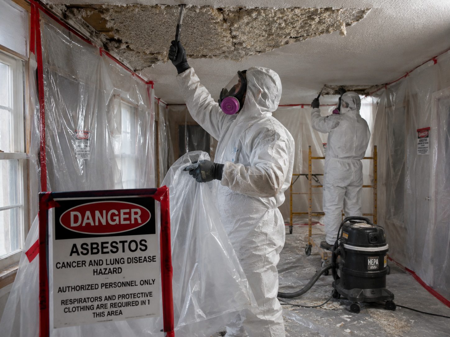 Asbestos remediation project — photo 1